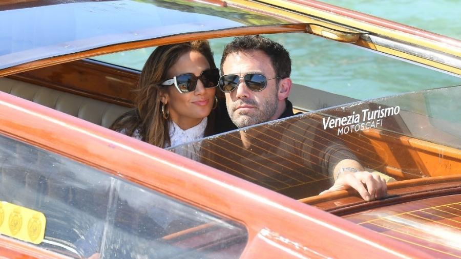 Jennifer Lopez e Ben Affleck chegam ao 78º Festival Internacional de Cinema de Veneza  - Jacopo Raule/Getty Images