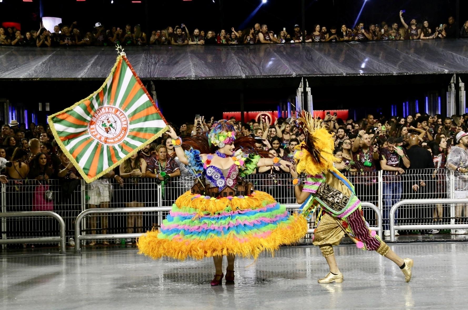 Desfile da Mocidade Alegre, segunda colocada no Grupo Especial - Cláudio Augusto/Ag.Brazil News