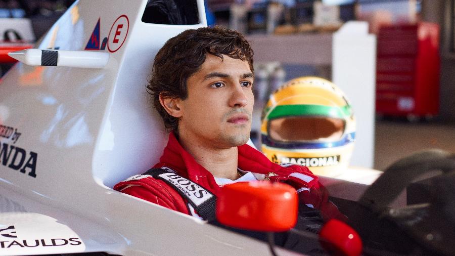 Ayrton (Gabriel Leone) em "Senna"