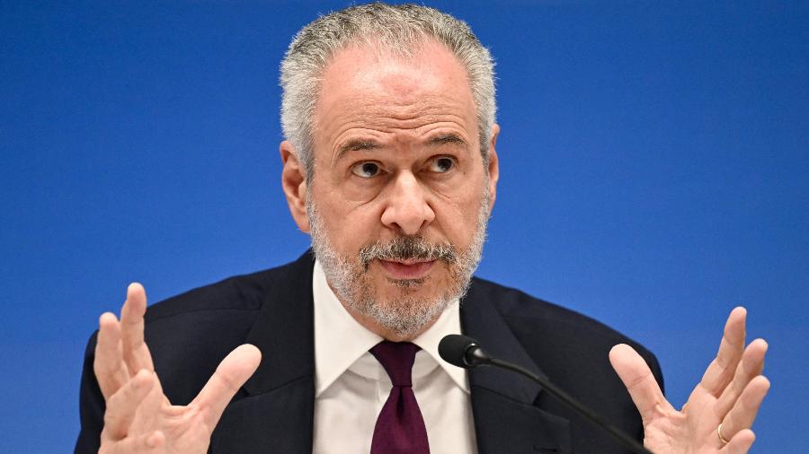 Presidente da COP30, o embaixador brasileiro André Corrêa do Lago fala durante coletiva de imprensa em Brasília Presidente da COP30, o embaixador brasileiro André Corrêa do Lago fala durante coletiva de imprensa em Brasília