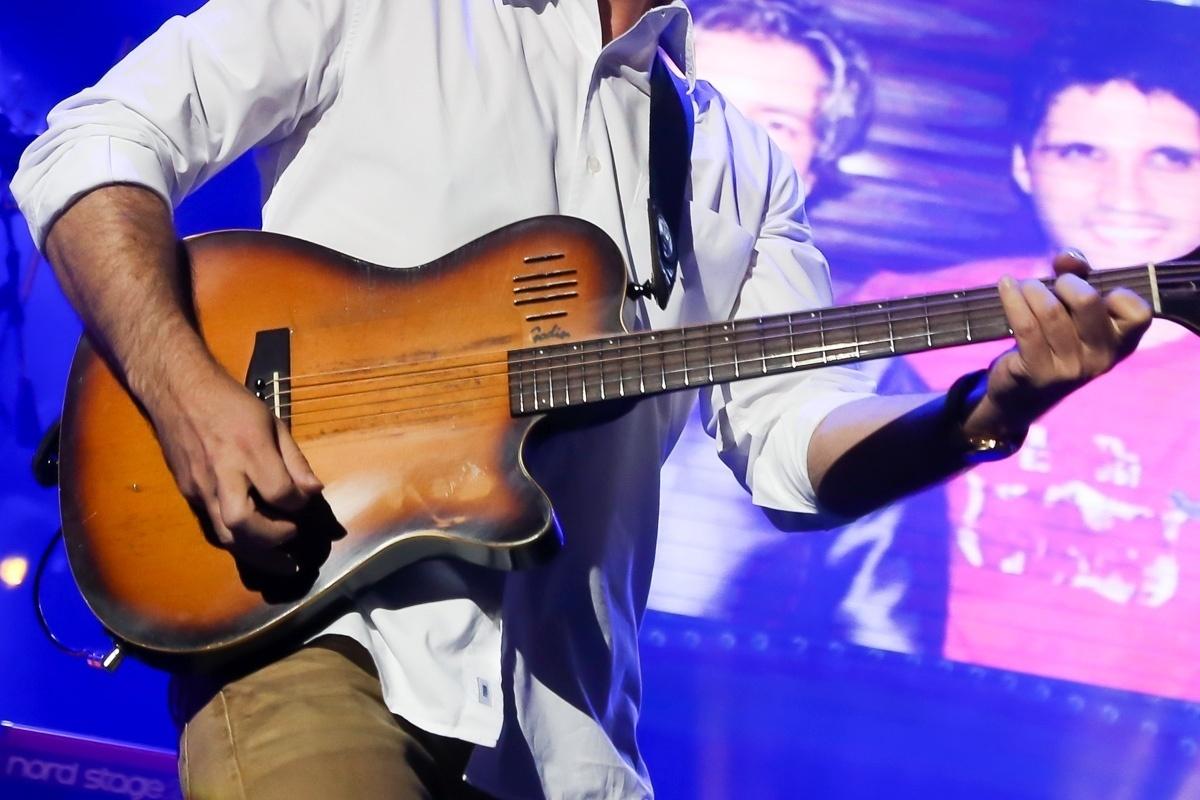 Victor aparece sem aliança em show com Léo no Espaço das Américas, em São Paulo   - Manuela Scarpa/Brazil News