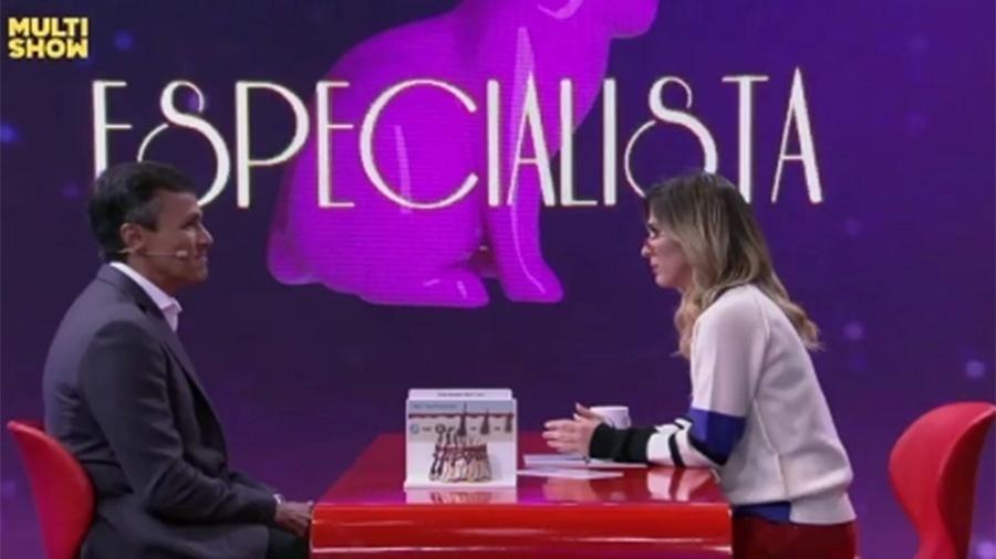 Um programa que teve Mr. Catra e Sarah Sheeva já podemos ter uma ideia do que Tata aprontou. - Reprodução/Multishow