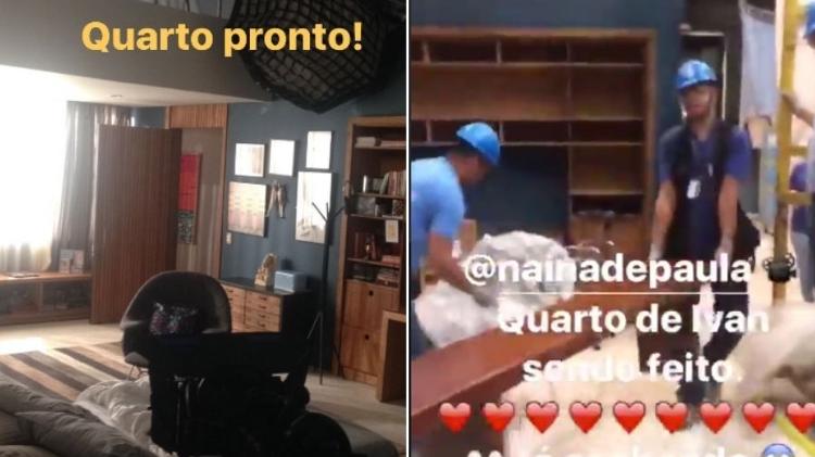 O novo quarto de Ivan - Reprodução/Instagram - Reprodução/Instagram