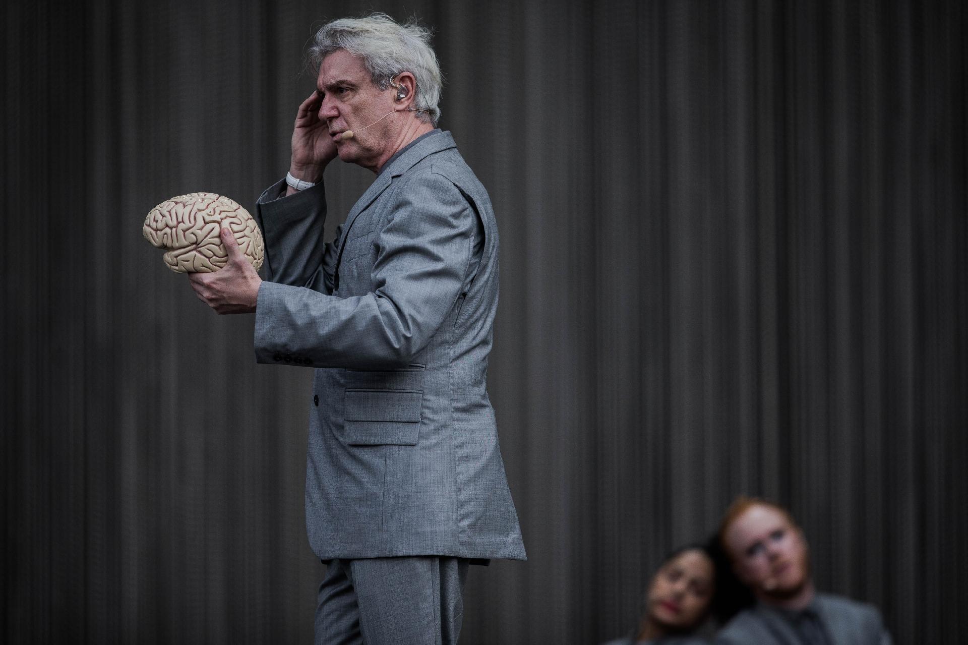 David Byrne se apresenta no Lollapalooza Brasil 2018, no Autódromo de Interlagos - Eduardo Anizelli/Folhapress