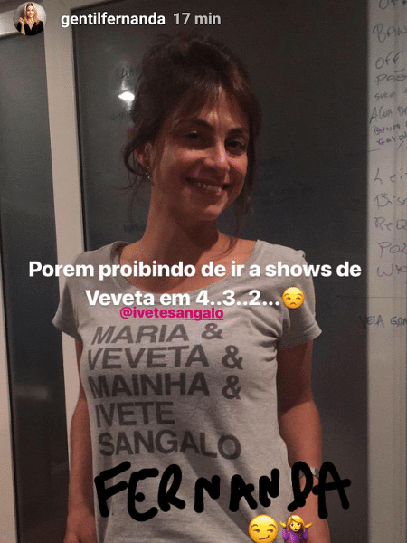 Fernanda Gentil "proíbe" namorada, Priscila Montandon, de ir a shows de Ivete Sangalo - Reprodução/Instagram/fernandagentil - Reprodução/Instagram/fernandagentil