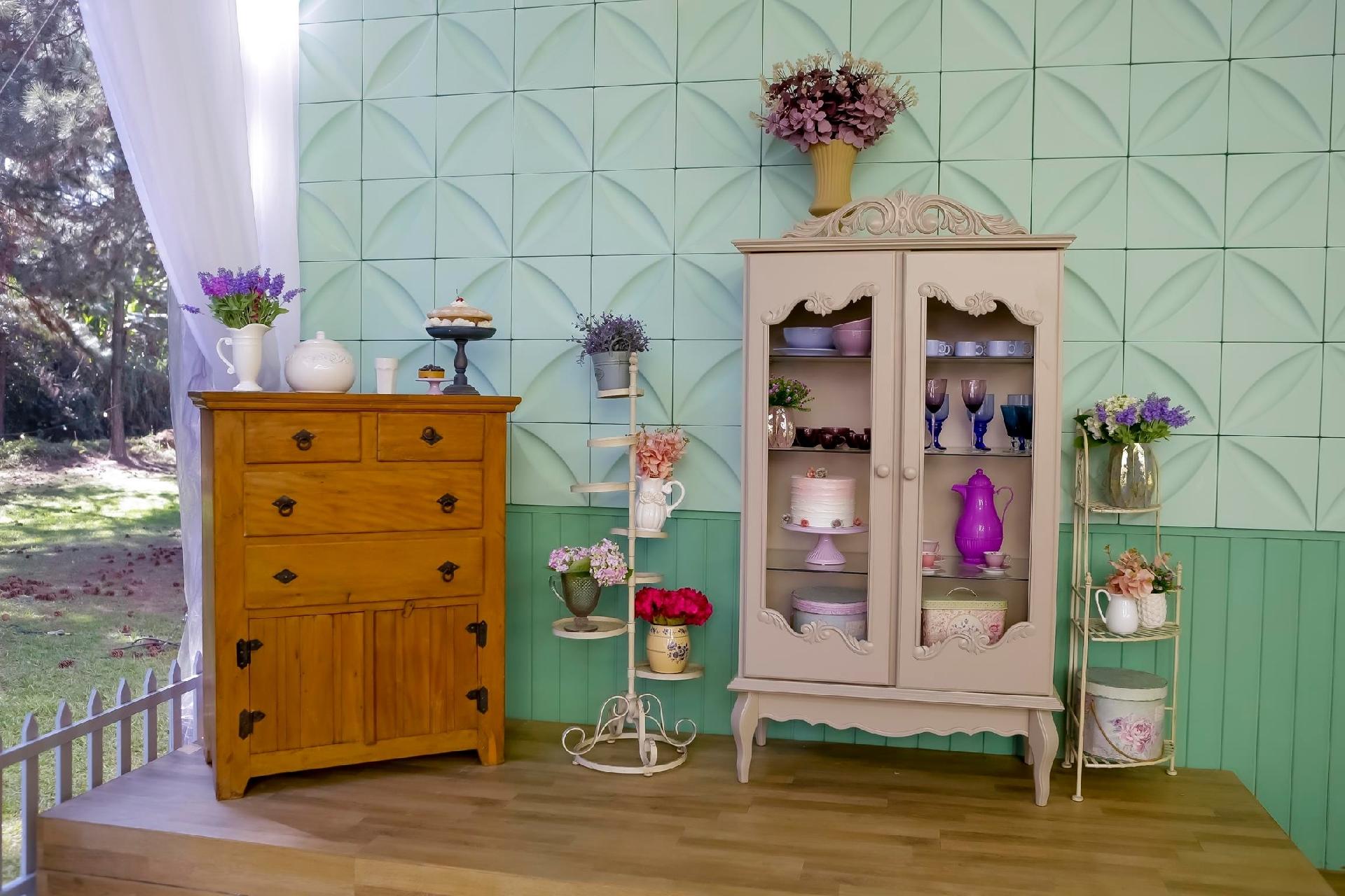 Cenário da quarta temporada do "Bake Off Brasil", reality culinário do SBT - Gabriel Cardoso/SBT