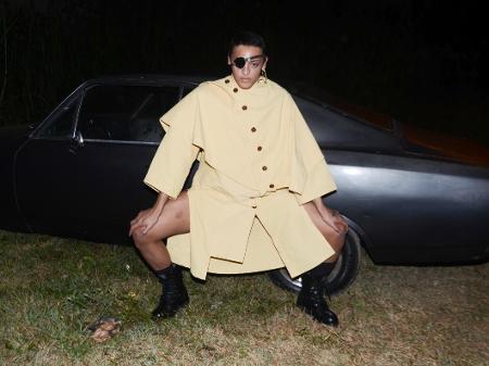 Pabllo Vittar usa tapa-olho em evento em São Paulo - Eduardo Martins / AGNEWS