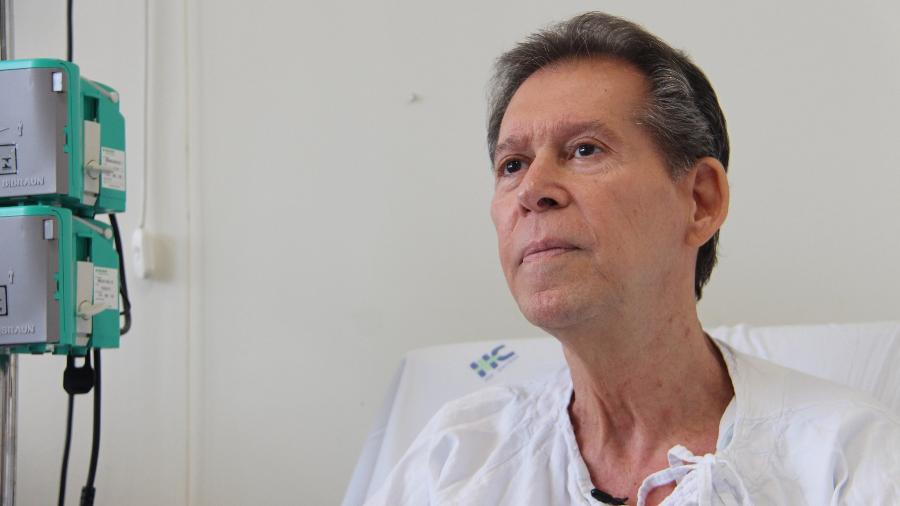 O paciente Vamberto, 62, recebeu o novo tratamento no início de setembro  - Hugo Caldato