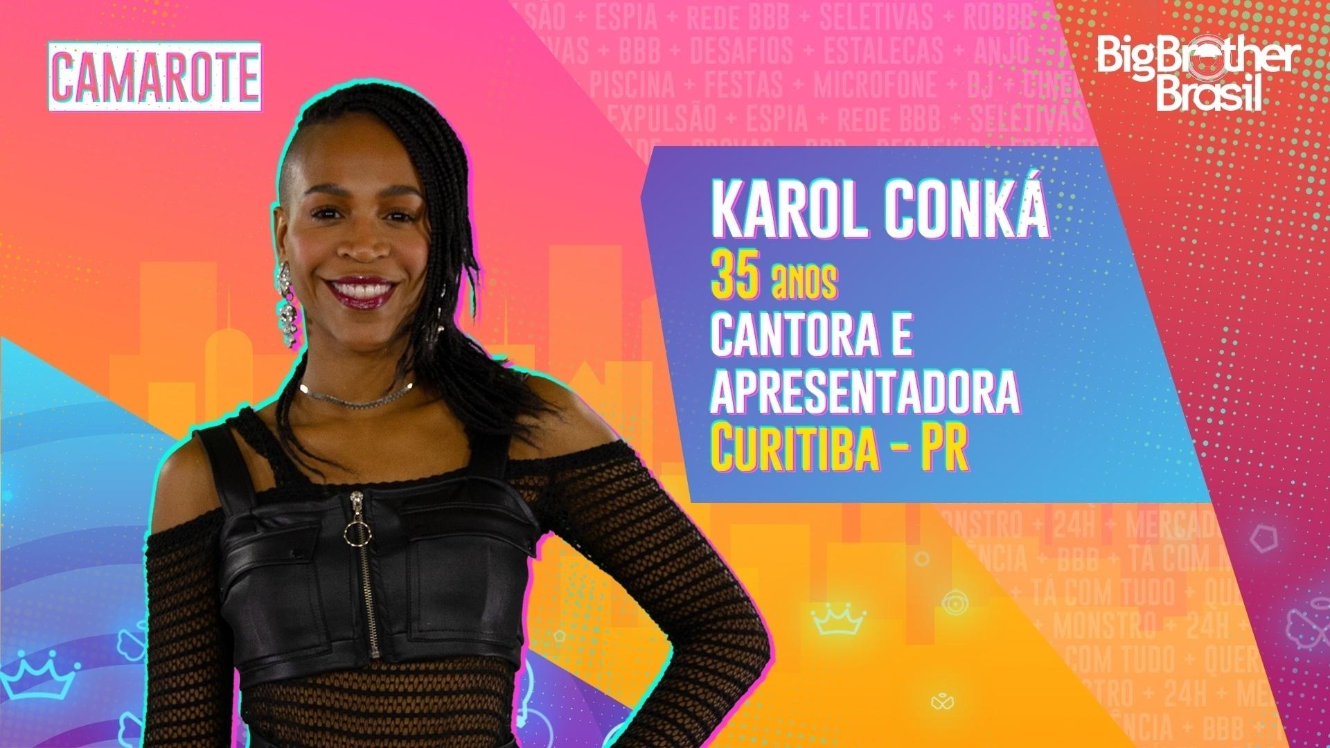 Karol Conká no BBB 21 - Divulgação