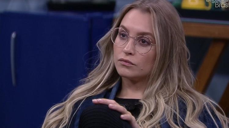 BBB 21: Carla Diaz acompanha festa do líder no quarto secreto  - Reprodução/ Globoplay - Reprodução/ Globoplay