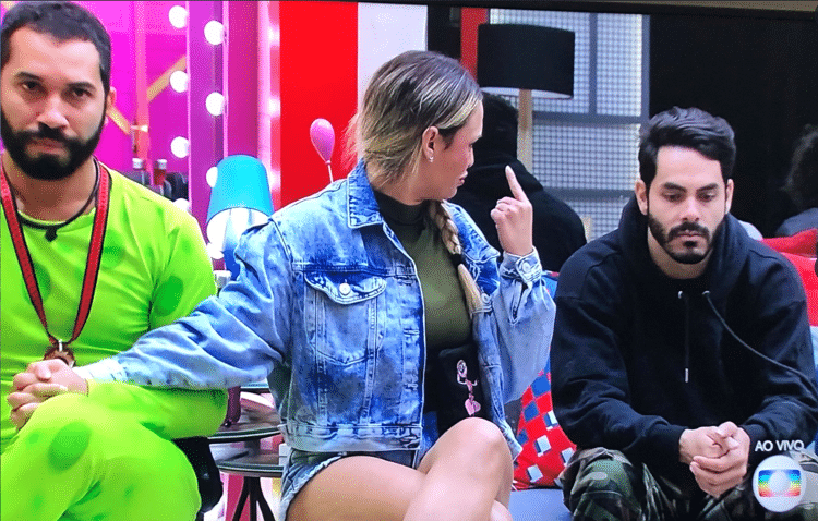 BBB 21: Rodolffo vota em Sarah - Reprodução/Globoplay - Reprodução/Globoplay