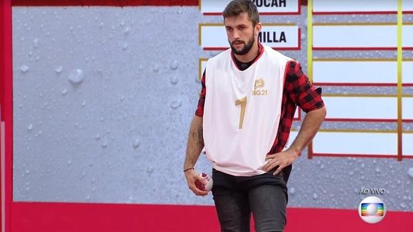 BBB 21: Arthur na prova do líder - Reprodução/ Globoplay