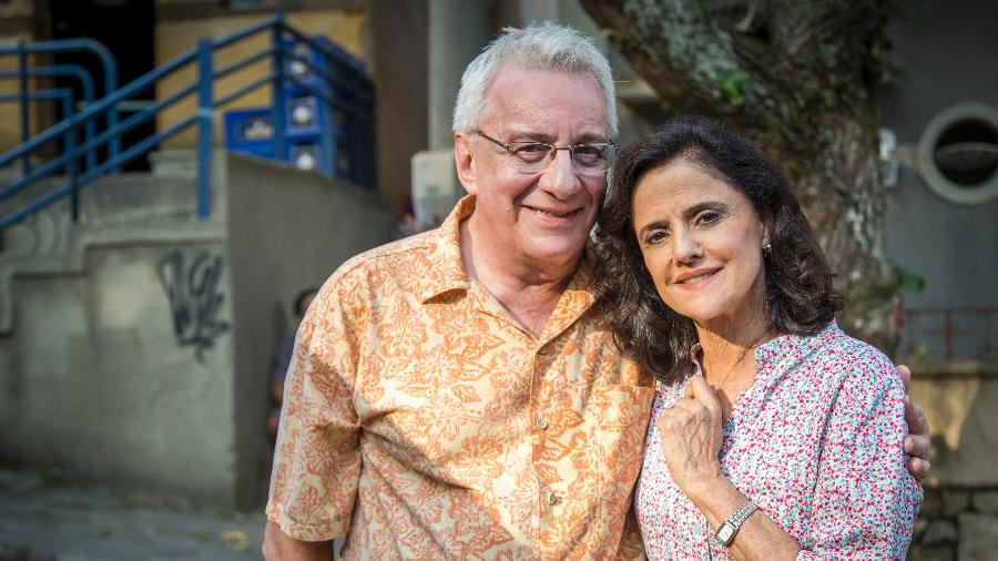 Lineu Silva (Marco Nanini) e dona Nenê (Marieta Severo) em "A Grande Família" - Globo/Paulo Belote