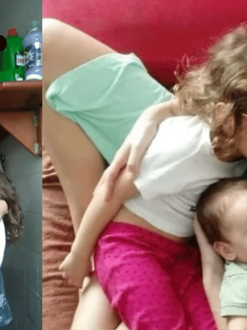 Pessoas mamando