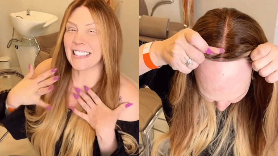 Com câncer, Simony mostra nova peruca loira e longa - Instagram