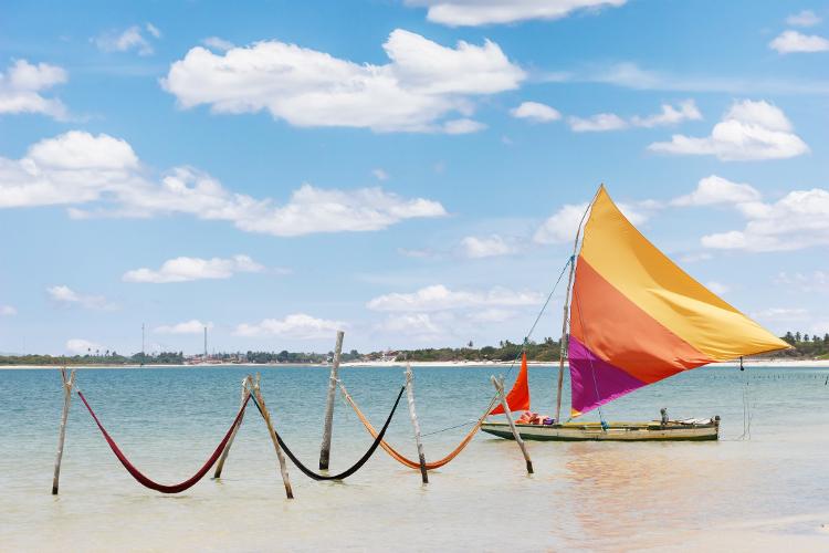 Praia de Jericoacoara, em Jijoca de Jericoacoara, no Ceará - fredcardoso/Getty Images/iStockphoto - fredcardoso/Getty Images/iStockphoto