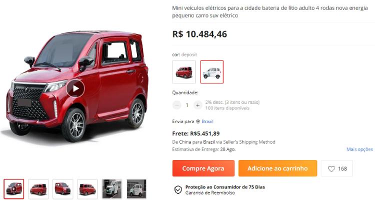 Range Rover de R$ 18 mil? Este carro chinês é vendido como 'brinquedo'