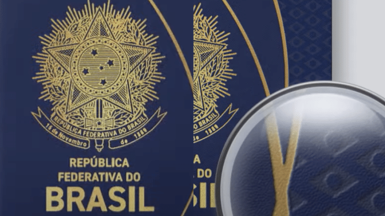 Capa do novo passaporte brasileiro tem parte em relevo