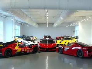 Garagem secreta reúne supercarros exclusivos da Ferrari; veja modelos