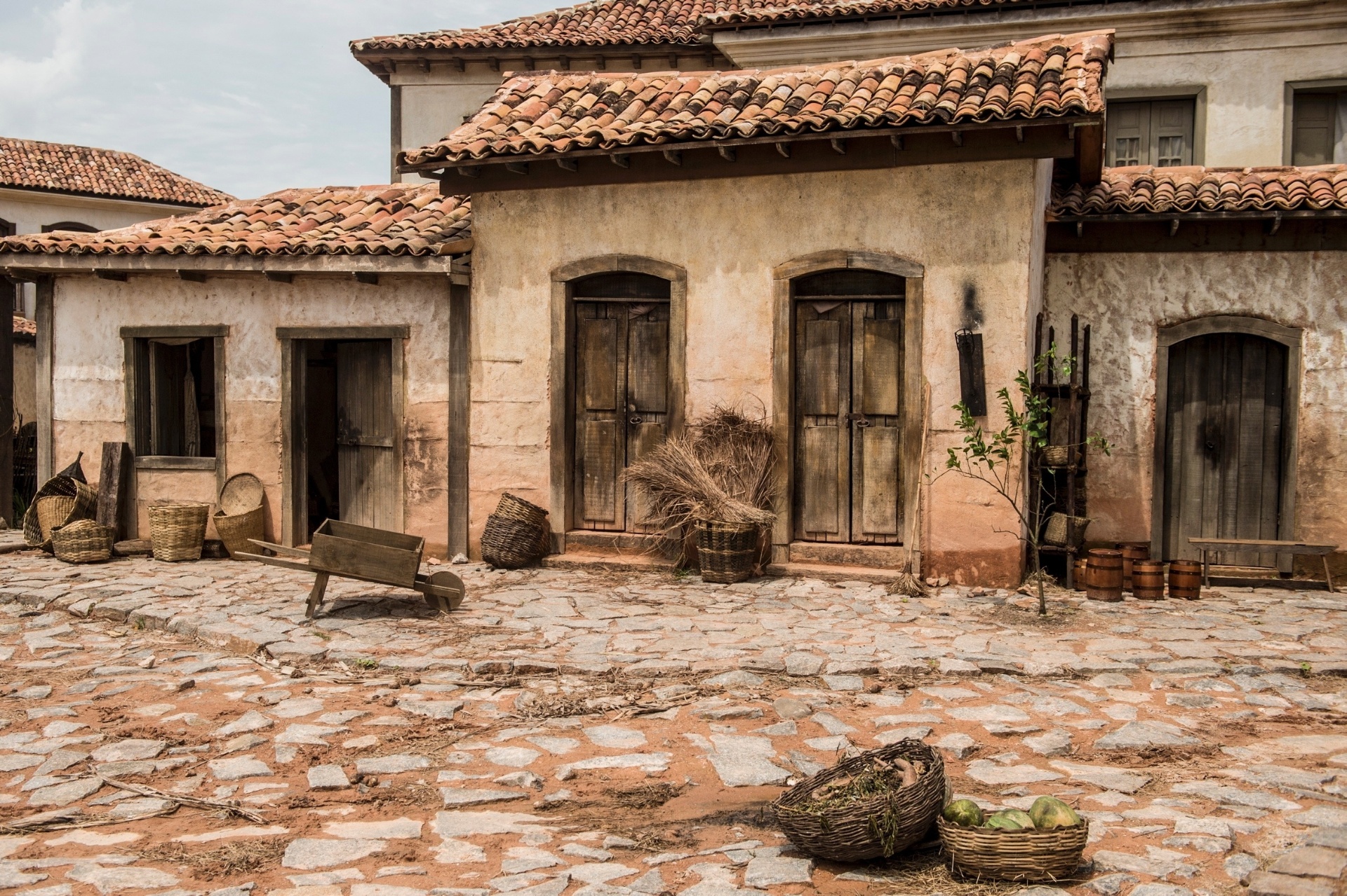 Cidade cenográfica de "Liberdade, Liberdade" - João Cotta/TV Globo