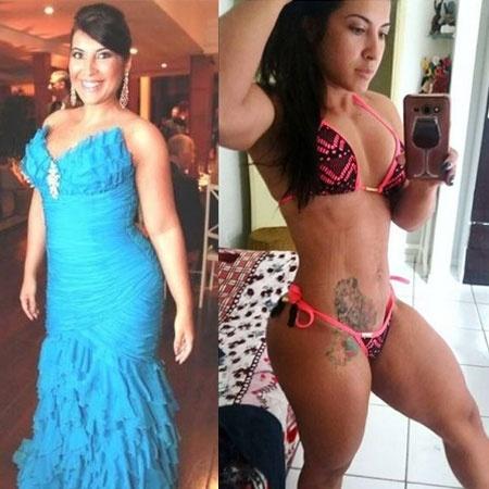 A ex-BBB Priscila Pires emagreceu 36 quilos depois de duas gestações - Reprodução/Instagram
