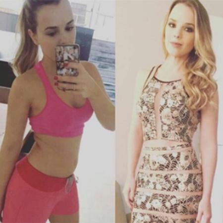 A cantora Thaeme, da dupla com Thiago, disse no Instagram que perdeu 5 quilos com o projeto "Seca Você" - Reprodução/Instagram - Reprodução/Instagram