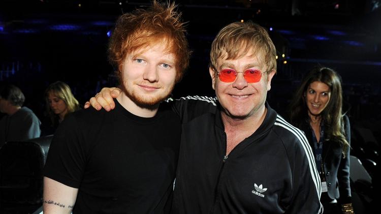 Ed Sheeran e Elton John - Kevin Winter/WireImage - Kevin Winter/WireImage