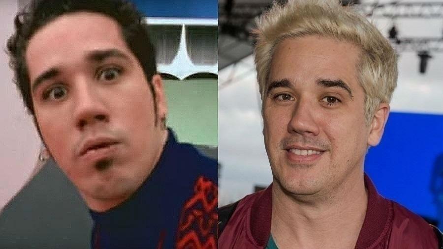 Antes e depois de Rogério Flausino - Montagem/Folhapress/Reprodução