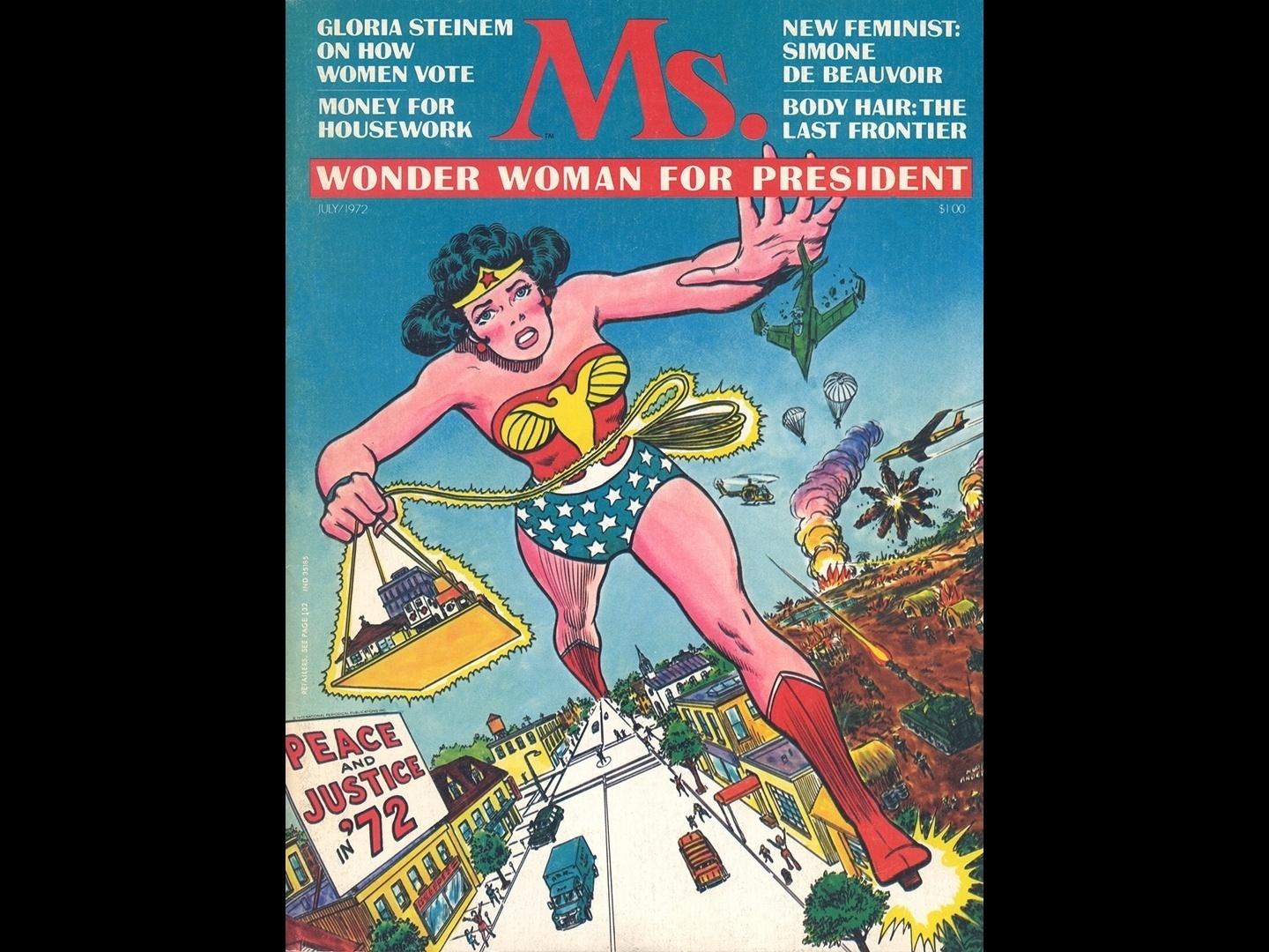 Capa da primeira edição da revista "Ms." - Reprodução