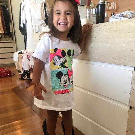 Maria Flor é fã de Mickey e Minnie - Reprodução/Instagram - Reprodução/Instagram