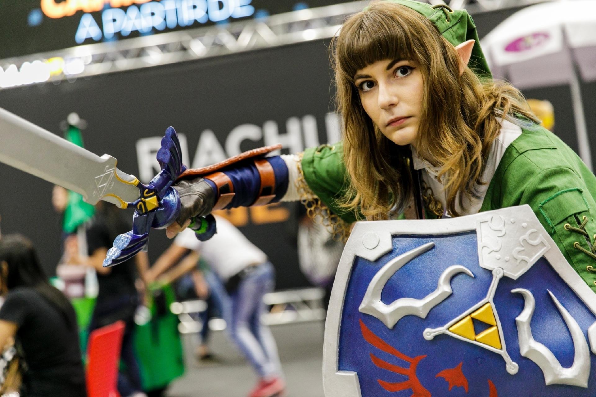 Zelda está pronta para a aventura no primeiro dia da CCXP - Mariana Pekin/UOL