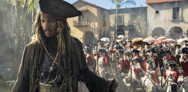 Jack Sparrow (Johnny Depp) na franquia "Piratas do Caribe" - Reprodução - Reprodução