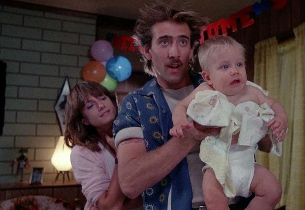 Nicolas Cage e Holly Hunter em "Arizona Nunca Mais" (1987) - Divulgação