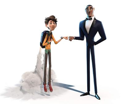 Os personagens de Tom Holland e Will Smith em "Um Espião Animal" - Divulgação