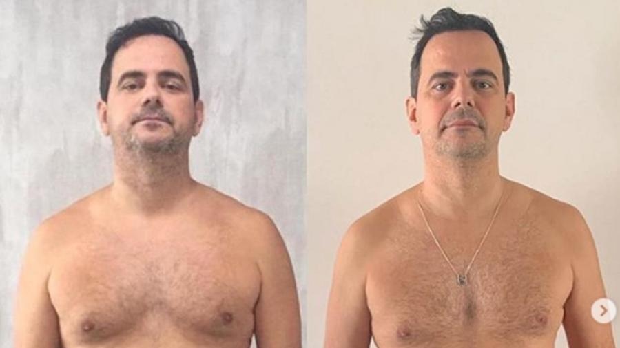 Comediante Márvio Lúcio, o Carioca, comemora os cerca de 7 quilos mais magro em apenas 40 dias - Reprodução/Instagram