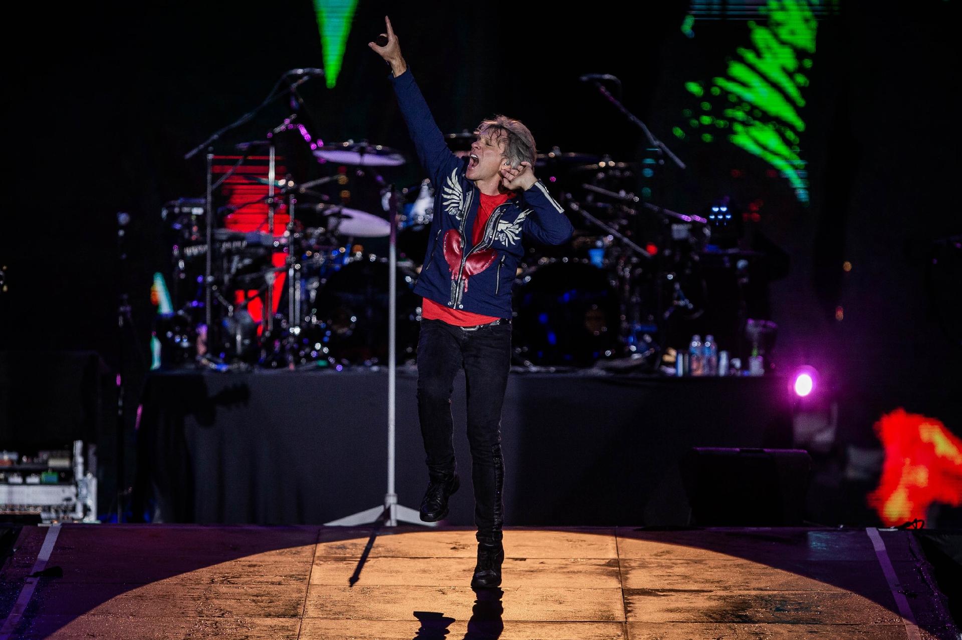 Bon Jovi se apresenta no palco Mundo no Rock in Rio 2019 - Eduardo Anizelli/Folhapress