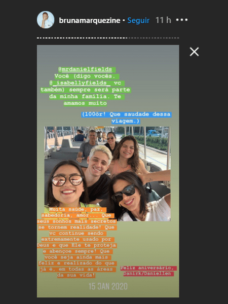 Stories de Bruna Marquezine - Reprodução / Instagram - Reprodução / Instagram