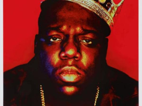 The Notorious B.I.G. em uma das fotos da sessão 'King of New York'
