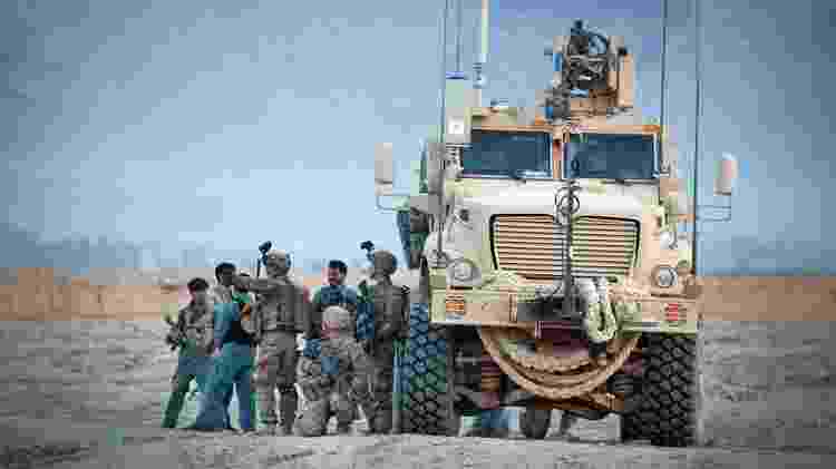 MRAP deixado pelo exército americano no Afeganistão  - Navistar Defense/Divulgação - Navistar Defense/Divulgação