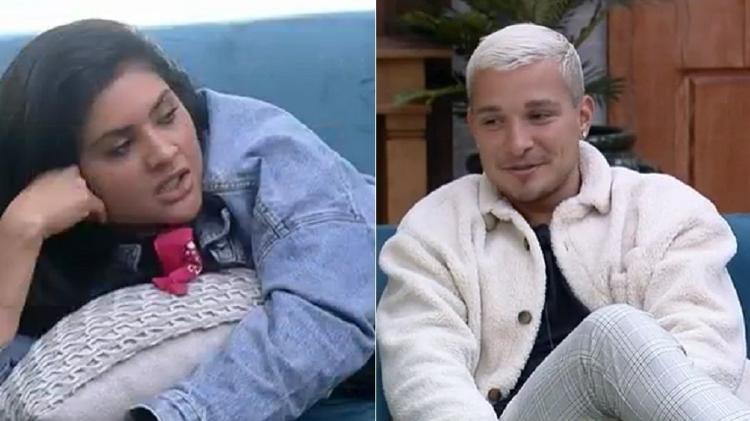 A Fazenda 2021: Mileide reage após ser chamada de cínica por MC Gui - Reprodução/Playplus - Reprodução/Playplus
