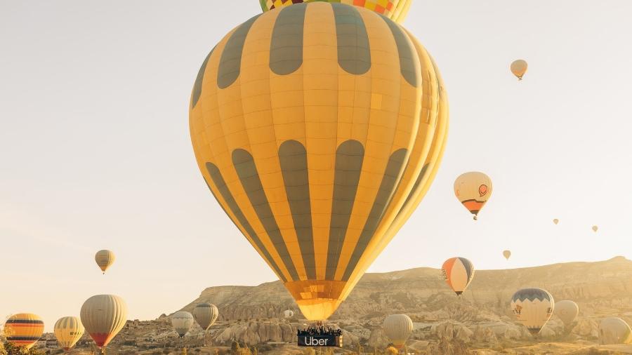 Uber de balão na Capadócia, Turquia