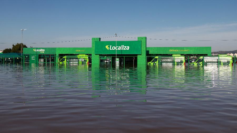 Locadoras Aeroporto de Porto Alegre foram fortemente atingidas pela enchente