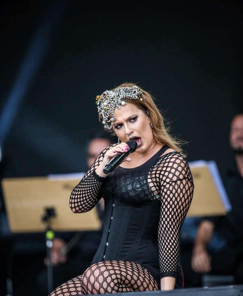 20.set.2015 - Alice Caymmi abre o terceiro dia do festival Rock in Rio 2015 no palco Sunset. A cantora, que é neta do compositor e cantor Caymmi, fez diversos covers interessantes, além de cantar músicas dos seus dois álbuns. - Franciso Cepeda/AGNews