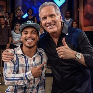 Justus e Douglas Sampaio, vencedor da oitava edição de "A Fazenda" - Francisco Cepeda/AgNews - Francisco Cepeda/AgNews