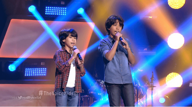 10.jan.2015 - The Voice Kids - Reprodução/TV Globo