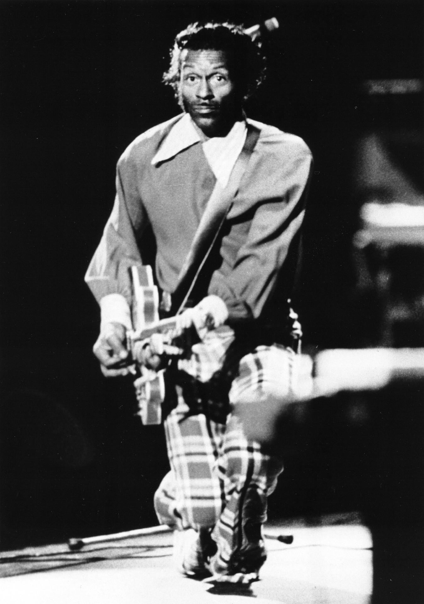 Chuck Berry durante apresentação em 1973 - Chris Walter/WireImage