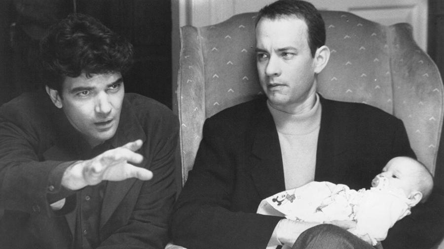 Antonio Banderas e Tom Hanks em cena de "Filadélfia" (1993) - Reprodução