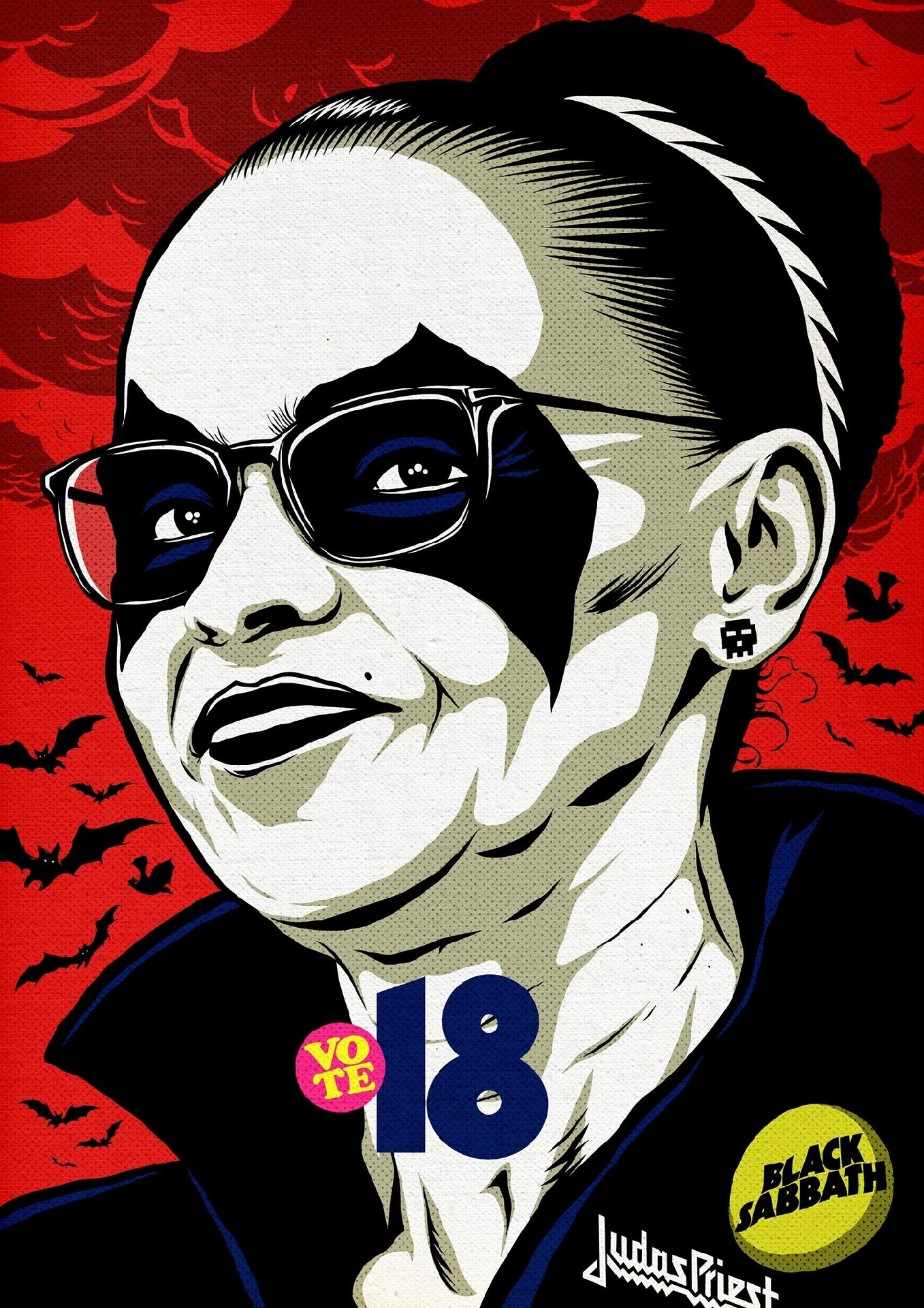 Imagine Marina Silva (Rede) em um estilo mais heavy metal - Butcher Billy
