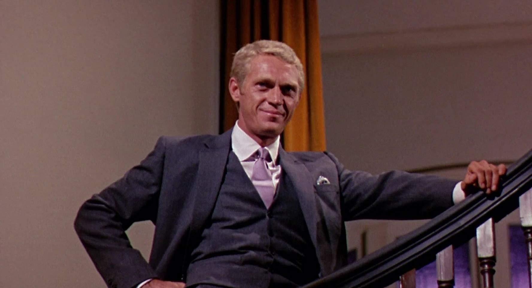 Steve McQueen em cena de "Crown, o Magnífico" (1968) - Divulgação