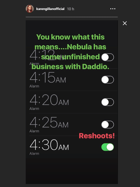 Stories indica volta de Nebula - Reprodução/Instagram - Reprodução/Instagram